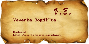 Veverka Bogáta névjegykártya